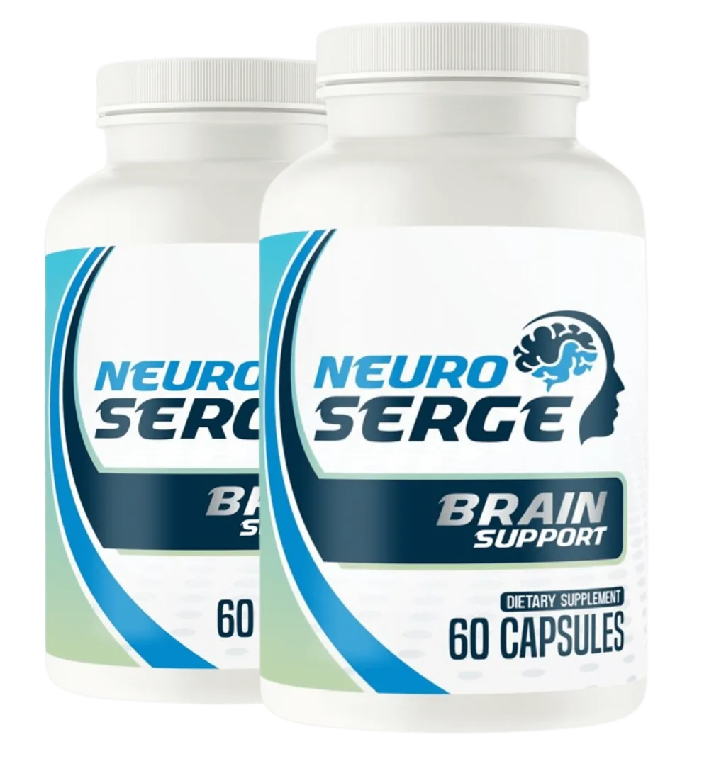 Neuro Serge brain health support supplement bottles