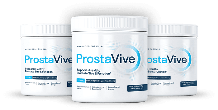 ProstaVive prostate health support supplement bottles
